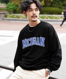 jiggys shop（ジギーズショップ）の「カレッジプリント裏起毛トレーナー（スウェット・メンズ）」