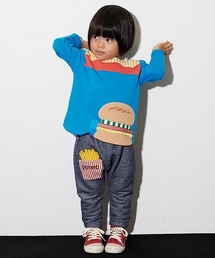 897*ベイビーチアー　ハンバーガートレーナー&ポテトパンツ 897*ベイビーチアー ハンバーガートレーナー&ポテトパンツ baby