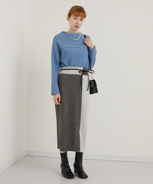 PANIER（パニエ）の「PANIER 撥水加工ショートブーツ（ブーツ・レディース・ブラック/アイボリー・MEDIUM/LARGE）」の14枚目の写真