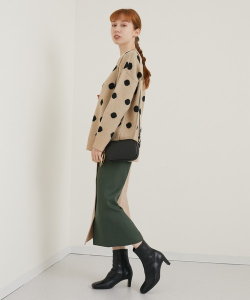 PANIER（パニエ）の「PANIER 撥水加工ショートブーツ（ブーツ・レディース・ブラック/アイボリー・MEDIUM/LARGE）」の11枚目の写真