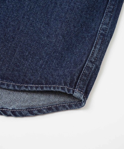 X-girl（エックスガール）の「FACE EMBROIDERY DENIM SHIRT（シャツ/ブラウス・レディース・インディゴブルー・S/M）」の8枚目の写真