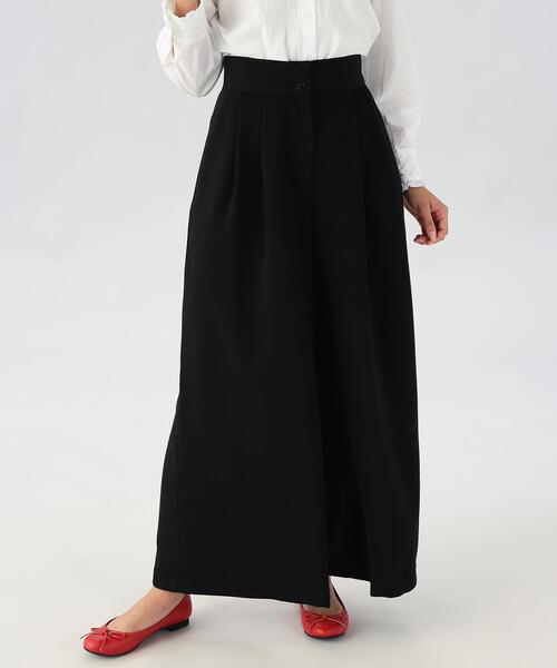 To b. by agnes b.(トゥービーバイアニエスベー)の「WU05 PANTALON ニューモダンバギーパンツ(その他パンツ・レディース・ブラック・40/38/36)」の4枚目の写真