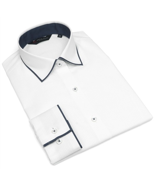 TOKYO SHIRTS(トウキョウシャツ)の「透け防止 形態安定ノーアイロン ワイド 長袖ビジネスワイシャツ(ビジネスシャツ・レディース・ホワイト・S/M/L/LL/XL)」の7枚目の写真