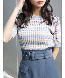 MURUA | メッシュショートニット(ニット/セーター)