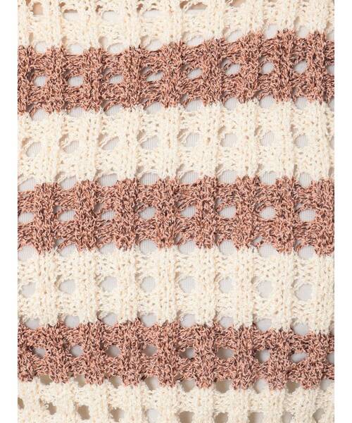 MURUA（ムルーア）の「メッシュショートニット（ニット/セーター・レディース・ブラック/ブルー・FREE）」の16枚目の写真