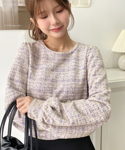 meer.ツイードプルオーバー CRM