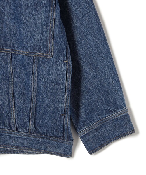 SHIPS（シップス）の「〈手洗い可能〉オーバーサイズ Gジャン navy◆（デニムジャケット・レディース・ネイビー・36/38）」の22枚目の写真