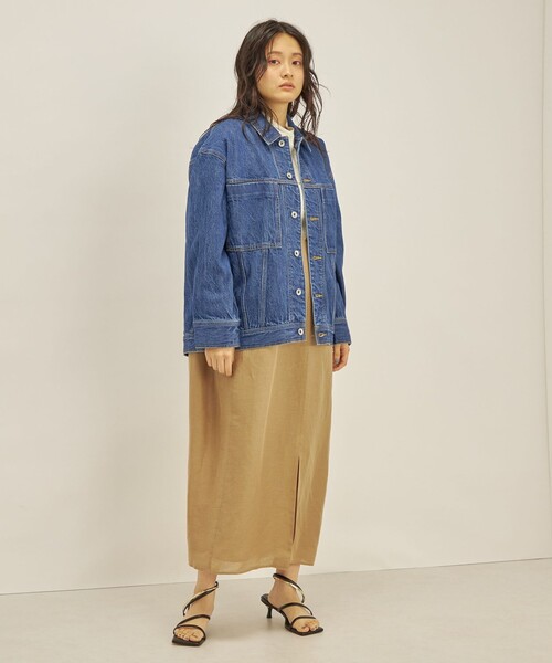 SHIPS（シップス）の「〈手洗い可能〉オーバーサイズ Gジャン navy