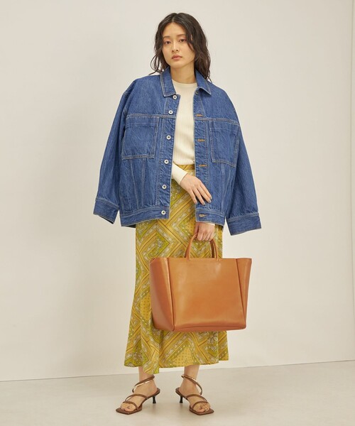 SHIPS（シップス）の「〈手洗い可能〉オーバーサイズ Gジャン navy◆（デニムジャケット・レディース・ネイビー・36/38）」の8枚目の写真