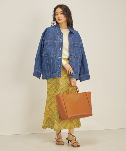 SHIPS（シップス）の「〈手洗い可能〉オーバーサイズ Gジャン navy◆（デニムジャケット・レディース・ネイビー・36/38）」の9枚目の写真