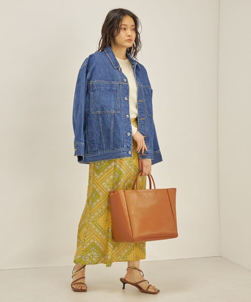 SHIPS（シップス）の「〈手洗い可能〉オーバーサイズ Gジャン navy◆（デニムジャケット・レディース・ネイビー・36/38）」の10枚目の写真