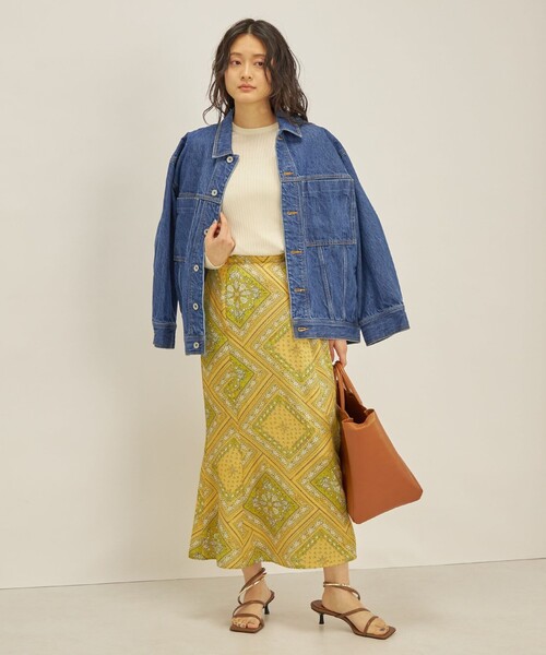 SHIPS（シップス）の「〈手洗い可能〉オーバーサイズ Gジャン navy◆（デニムジャケット・レディース・ネイビー・36/38）」の11枚目の写真