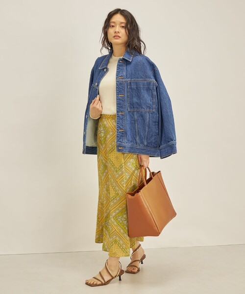 SHIPS（シップス）の「〈手洗い可能〉オーバーサイズ Gジャン navy◆（デニムジャケット・レディース・ネイビー・36/38）」の12枚目の写真