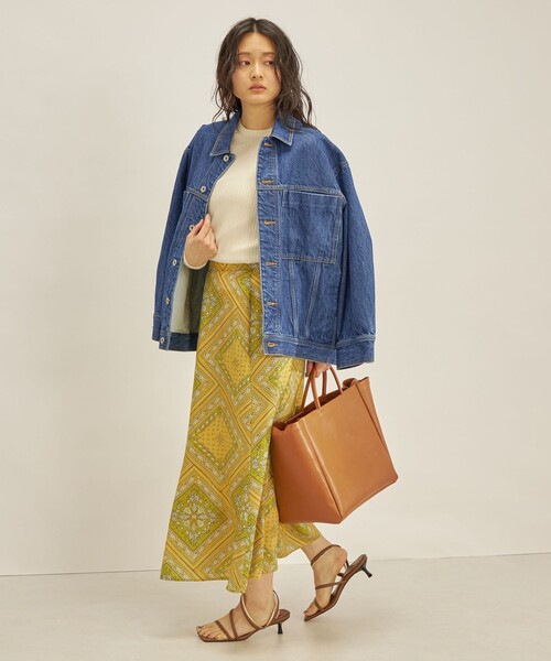 SHIPS（シップス）の「〈手洗い可能〉オーバーサイズ Gジャン navy◆（デニムジャケット・レディース・ネイビー・36/38）」の13枚目の写真