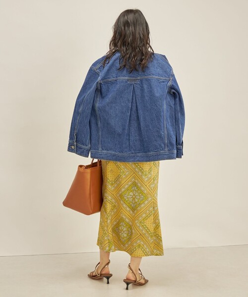 SHIPS（シップス）の「〈手洗い可能〉オーバーサイズ Gジャン navy◆（デニムジャケット・レディース・ネイビー・36/38）」の15枚目の写真