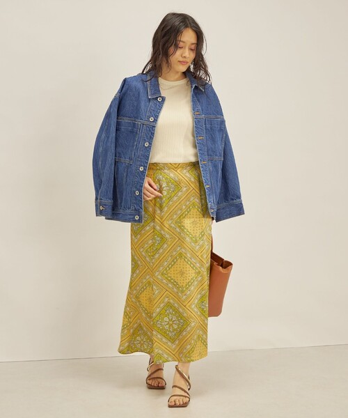 SHIPS（シップス）の「〈手洗い可能〉オーバーサイズ Gジャン navy◆（デニムジャケット・レディース・ネイビー・36/38）」の18枚目の写真
