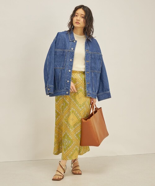 SHIPS（シップス）の「〈手洗い可能〉オーバーサイズ Gジャン navy◆（デニムジャケット・レディース・ネイビー・36/38）」の19枚目の写真