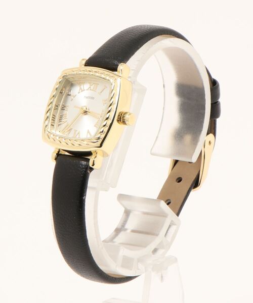 Three Four Time（ｽﾘｰﾌｫｰﾀｲﾑ）の「ロープケース合皮ウォッチ　/　時計（アナログ腕時計・レディース・ブラック/ベージュ/レッド・FREE）」の8枚目の写真