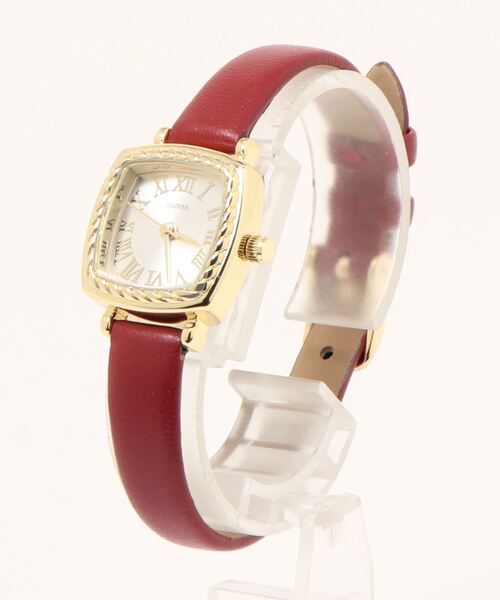 Three Four Time（ｽﾘｰﾌｫｰﾀｲﾑ）の「ロープケース合皮ウォッチ　/　時計（アナログ腕時計・レディース・ブラック/ベージュ/レッド・FREE）」の10枚目の写真