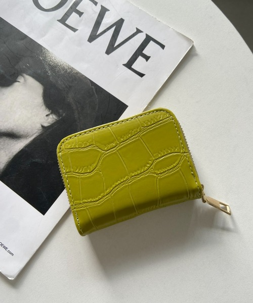 CLEA（クレア）の「クロコ型押しマルチカードケース（カードケース・レディース・オリーブ/ピンクベージュ/ブラック/ホワイト・FREE）」の3枚目の写真