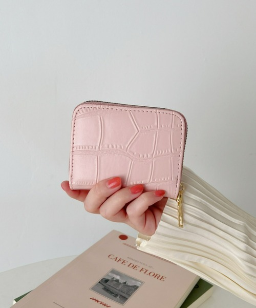 CLEA（クレア）の「クロコ型押しマルチカードケース（カードケース・レディース・オリーブ/ピンクベージュ/ブラック/ホワイト・FREE）」の11枚目の写真