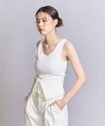 BEAUTY&YOUTH UNITED ARROWS | 【WEB限定】ボタンチューブトップ -ウォッシャブル-(チューブトップ)