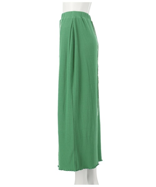 ANAP（アナップ）の「カットリブメロー配色ナロースカート（スカート・レディース・ブラック/グリーン/アイボリー・FREE）」の14枚目の写真