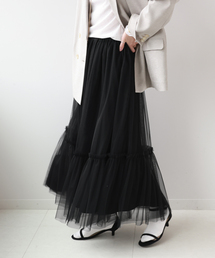 JOURNAL STANDARD relume | 《追加》ウォッシャブルチュールイージースカート(スカート)