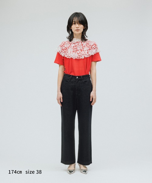 M TO R（ムウトアール）の「［PANTS］SIDELINE BIJOU LOOSE STRAIGHT DENIM PANTS（デニムパンツ・レディース・ブラック/ブルー系その他4・36/38/40）」の17枚目の写真