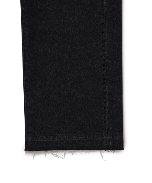 M TO R（ムウトアール）の「［PANTS］SIDELINE BIJOU LOOSE STRAIGHT DENIM PANTS（デニムパンツ・レディース・ブラック/ブルー系その他4・36/38/40）」の16枚目の写真