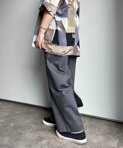 CPCM(シーピーシーエム)の「ウエストピンタックパンツ(チノパンツ・レディース・ベージュ/ブラック・FREE)」の10枚目の写真