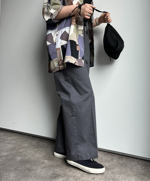 CPCM(シーピーシーエム)の「ウエストピンタックパンツ(チノパンツ・レディース・ベージュ/ブラック・FREE)」の16枚目の写真