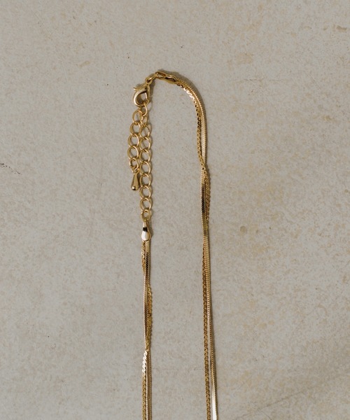 Kastane（カスタネ）の「【fiw.】スネーク２連ネックレス（ネックレス・レディース・ゴールド/シルバー・FREE）」の10枚目の写真