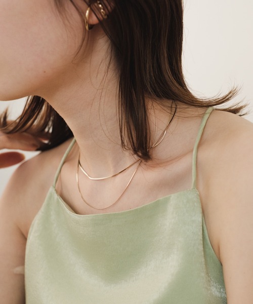 Kastane（カスタネ）の「【fiw.】スネーク２連ネックレス（ネックレス・レディース・ゴールド/シルバー・FREE）」の8枚目の写真