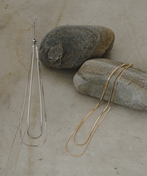 Kastane（カスタネ）の「【fiw.】スネーク２連ネックレス（ネックレス・レディース・ゴールド/シルバー・FREE）」の19枚目の写真