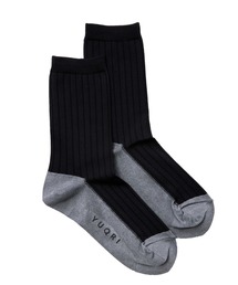 YUQRI（ユクリ）の「【YUQRI】attach broad rib（ソックス/靴下）」
