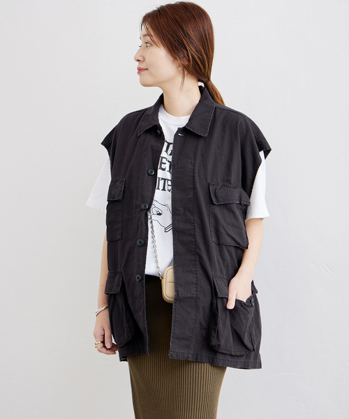 ROTHCO（ロスコ）の「【ROTHCO/ロスコ】ノースリーブベスト（その他アウター・レディース・ブラック/カーキ・X-LARGE）」の4枚目の写真