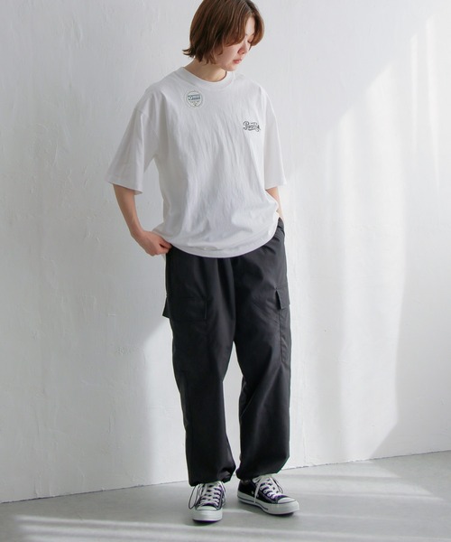 notch.（ノッチ）の「ベネシャンカーゴパンツ（カーゴパンツ・レディース・ブラック/ダークグリーン/オフホワイト・M）」の15枚目の写真