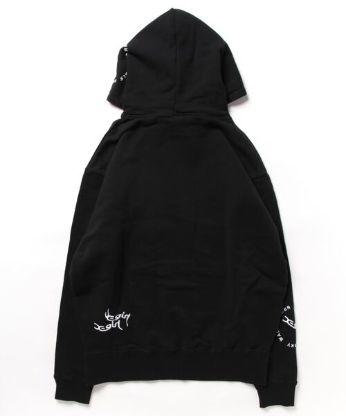 X-girl(エックスガール)の「【X-girl /エックスガール】 RANDOM EMBROIDERY SWEAT HOODIE(パーカー・レディース・ピンク/ブラック/ベージュ・L/M)」の5枚目の写真