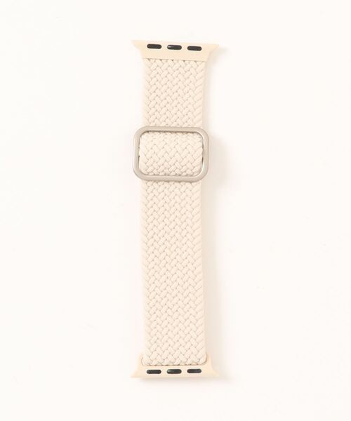 zandy(ズィーアンドワイ)の「zandy ズィー・アンド・ワイ/ Apple Watch【編み込みナイロンループ】アップルウォッチバンド ナイロンベルト 編み込みループ // rubber1(デジタル腕時計・メンズ・ホワイト系その他/ライトグリーン/ピンク/ラベンダー/ブラック/グレー/カーキ/ネイビー・M/S)」の14枚目の写真