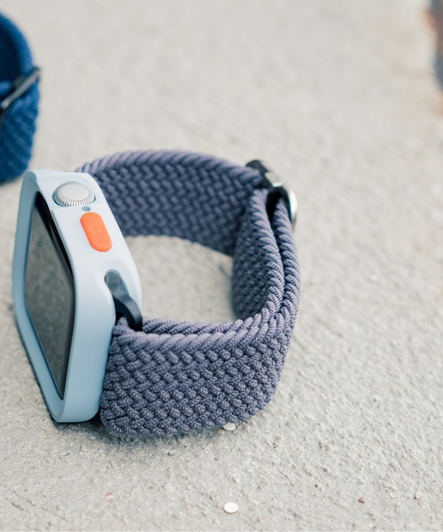 zandy(ズィーアンドワイ)の「zandy ズィー・アンド・ワイ/ Apple Watch【編み込みナイロンループ】アップルウォッチバンド ナイロンベルト 編み込みループ // rubber1(デジタル腕時計・メンズ・ホワイト系その他/ライトグリーン/ピンク/ラベンダー/ブラック/グレー/カーキ/ネイビー・M/S)」の21枚目の写真