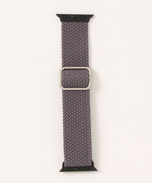 zandy(ズィーアンドワイ)の「zandy ズィー・アンド・ワイ/ Apple Watch【編み込みナイロンループ】アップルウォッチバンド ナイロンベルト 編み込みループ // rubber1(デジタル腕時計・メンズ・ホワイト系その他/ライトグリーン/ピンク/ラベンダー/ブラック/グレー/カーキ/ネイビー・M/S)」の12枚目の写真