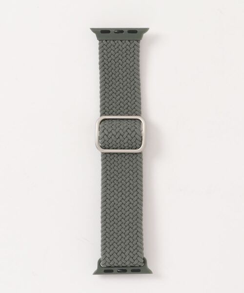zandy(ズィーアンドワイ)の「zandy ズィー・アンド・ワイ/ Apple Watch【編み込みナイロンループ】アップルウォッチバンド ナイロンベルト 編み込みループ // rubber1(デジタル腕時計・メンズ・ホワイト系その他/ライトグリーン/ピンク/ラベンダー/ブラック/グレー/カーキ/ネイビー・M/S)」の11枚目の写真