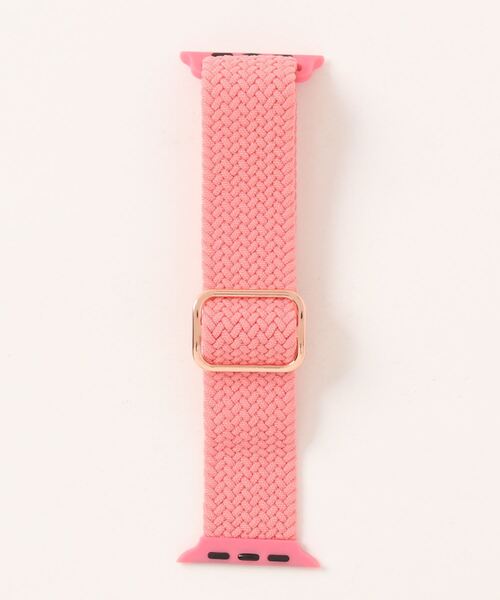 zandy(ズィーアンドワイ)の「zandy ズィー・アンド・ワイ/ Apple Watch【編み込みナイロンループ】アップルウォッチバンド ナイロンベルト 編み込みループ // rubber1(デジタル腕時計・メンズ・ホワイト系その他/ライトグリーン/ピンク/ラベンダー/ブラック/グレー/カーキ/ネイビー・M/S)」の10枚目の写真