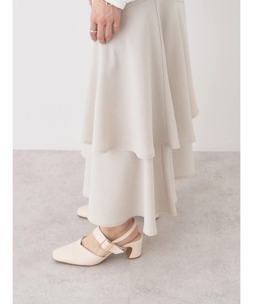 earth music&ecology（アースミュージックアンドエコロジー）の「アシンメトリーイレヘムスカート（スカート・レディース・ブラック/ベージュ/モカ・M/S）」の17枚目の写真