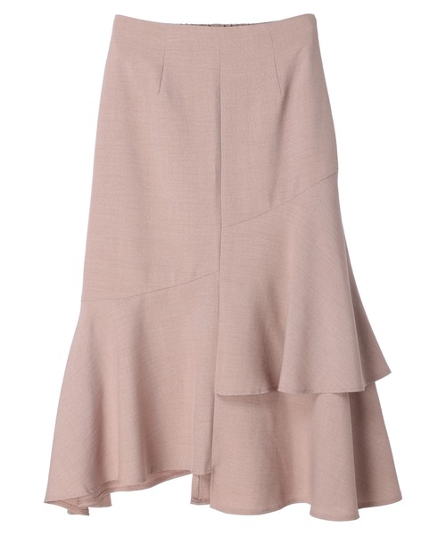 earth music&ecology（アースミュージックアンドエコロジー）の「アシンメトリーイレヘムスカート（スカート・レディース・ブラック/ベージュ/モカ・M/S）」の7枚目の写真