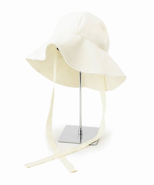 CONTROL FREAK / CTFK（コントロールフリーク）の「CONTROL FREAK(コントロールフリーク)丸天リボンテープハット（ハット・レディース・オフホワイト/ブラック/テラコッタ・FREE）」の4枚目の写真