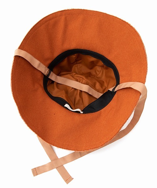 CONTROL FREAK / CTFK（コントロールフリーク）の「CONTROL FREAK(コントロールフリーク)丸天リボンテープハット（ハット・レディース・オフホワイト/ブラック/テラコッタ・FREE）」の8枚目の写真