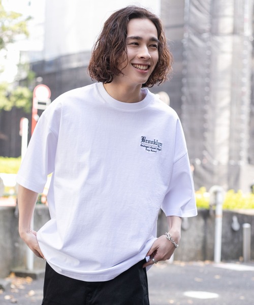 WEGO（ウィゴー）の「WEGO/ヘビーウエイトモチーフロゴT（Tシャツ/カットソー・メンズ・ホワイト系その他/ホワイト/ブラック/ブラック系その他・MEDIUM/LARGE）」の13枚目の写真