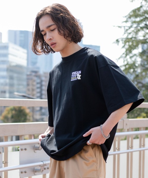 WEGO（ウィゴー）の「WEGO/ヘビーウエイトモチーフロゴT（Tシャツ/カットソー・メンズ・ホワイト系その他/ホワイト/ブラック/ブラック系その他・MEDIUM/LARGE）」の22枚目の写真